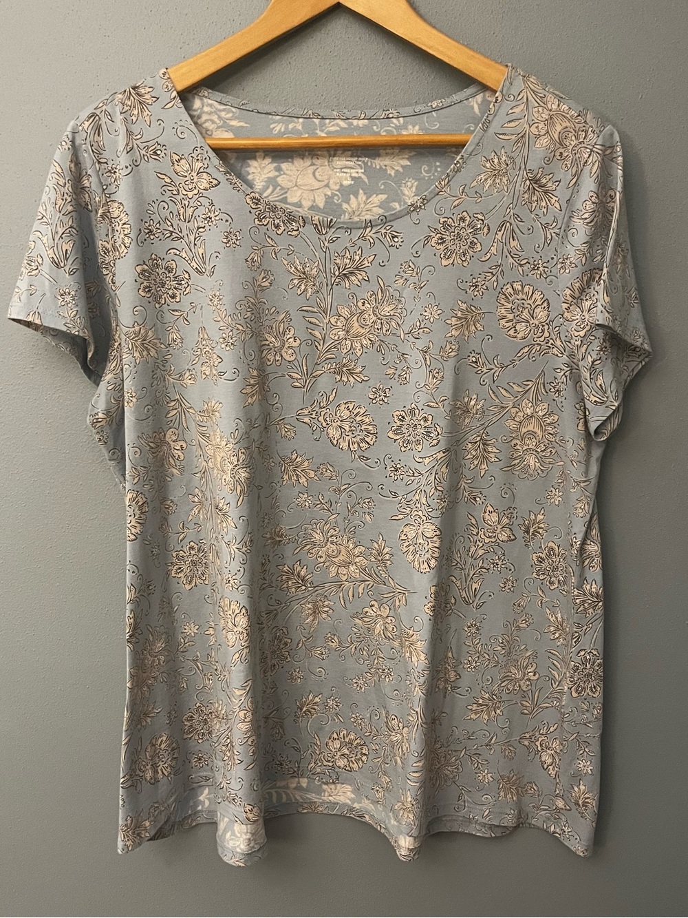J. Jill Pure Jill Scoop Neck Elliptical Tee